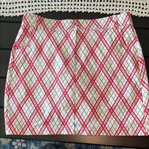 GG Blue Red Plaid Skort